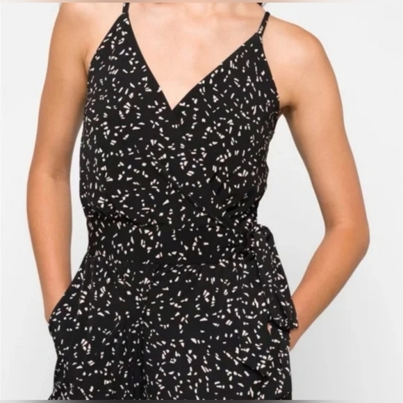 NWT Kaileigh Rochelle Knit Jumpsuit Size Large/Petite In Black - Picture 7 of 11